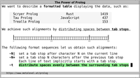 Formatting Output