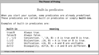 Predicates